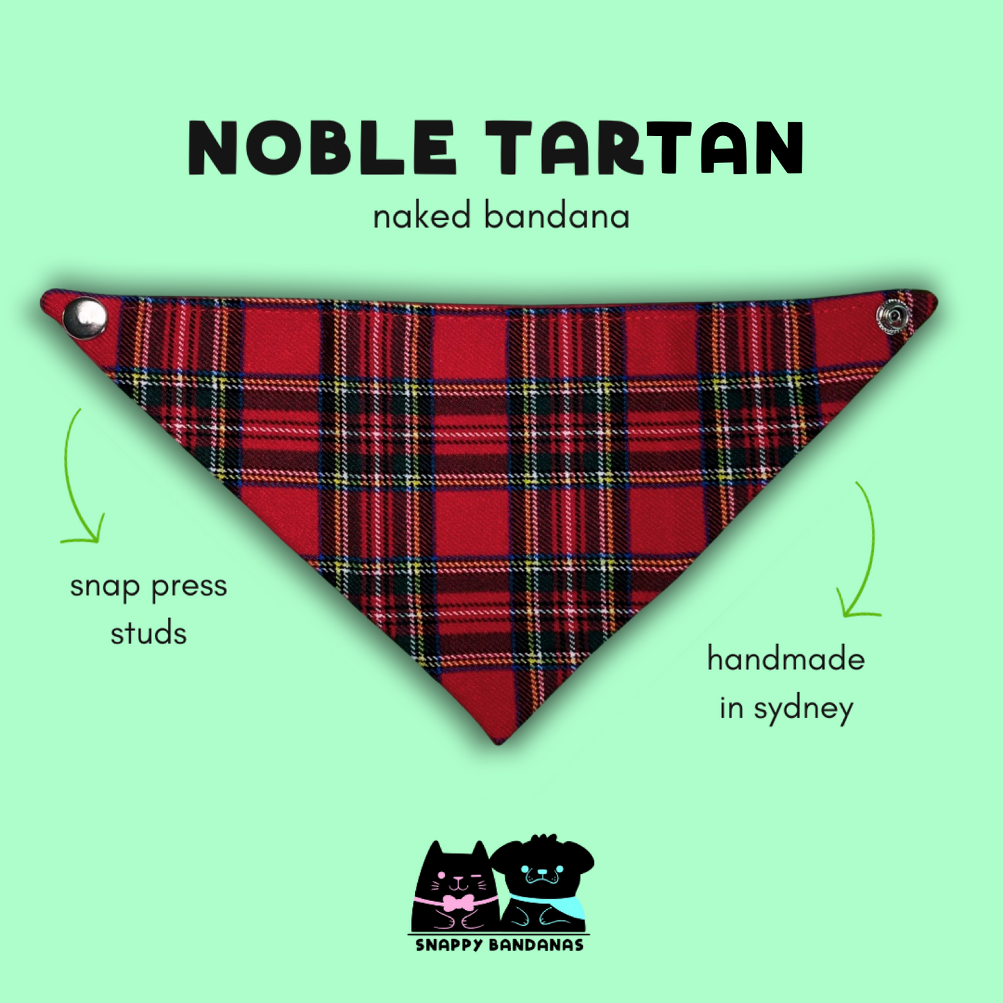 red tartan  pet bandana dog bandana cat bandana