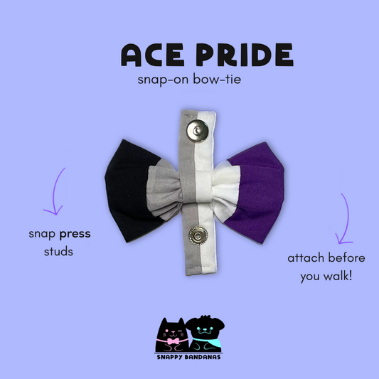 asexual Pride pet bow tie dog bow tie cat bow tie