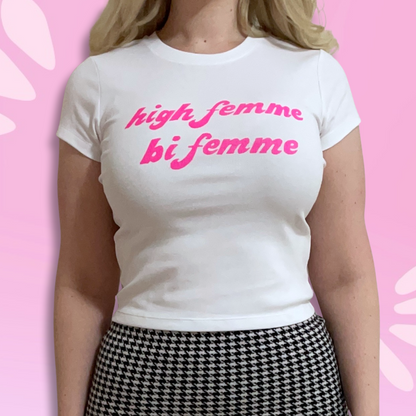 high femme bi femme tee