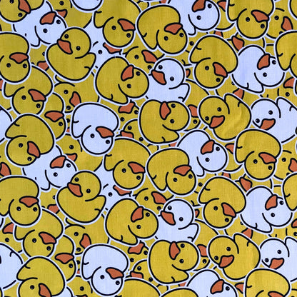 Rubber ducky print fabric